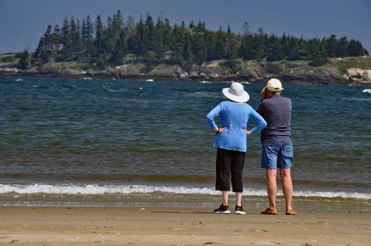 couple on beach